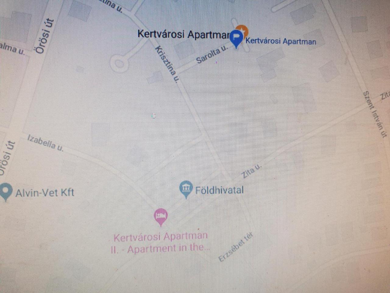 Kertvarosi Apartman II Tiszaújváros Exteriér fotografie